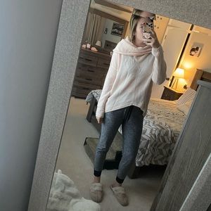 Express pink sweater